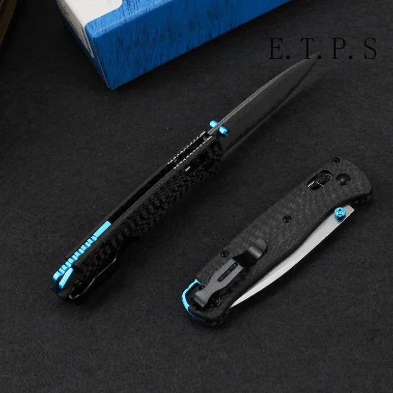 DIY Supplies Woodworking Bugout 535 Folding Pocket Knife Damascus Steel