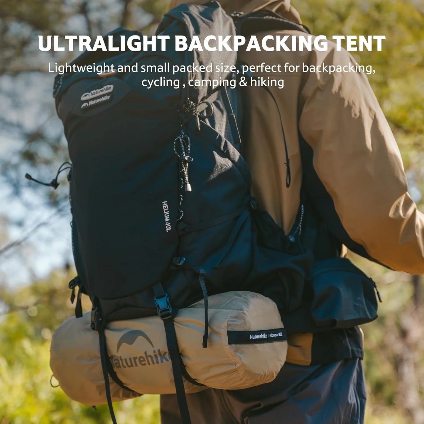 Naturehike Mongar UL Ultralight Backpacking Tent Nylon Waterproof