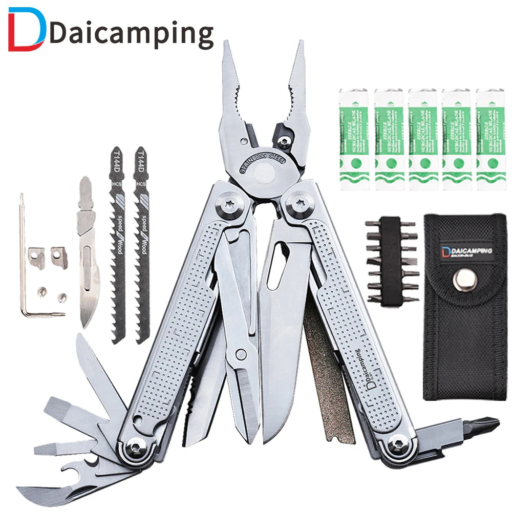 Daicamping DL30 DL301 DL1 Replaceable Knife Multi Tool EDC Plier