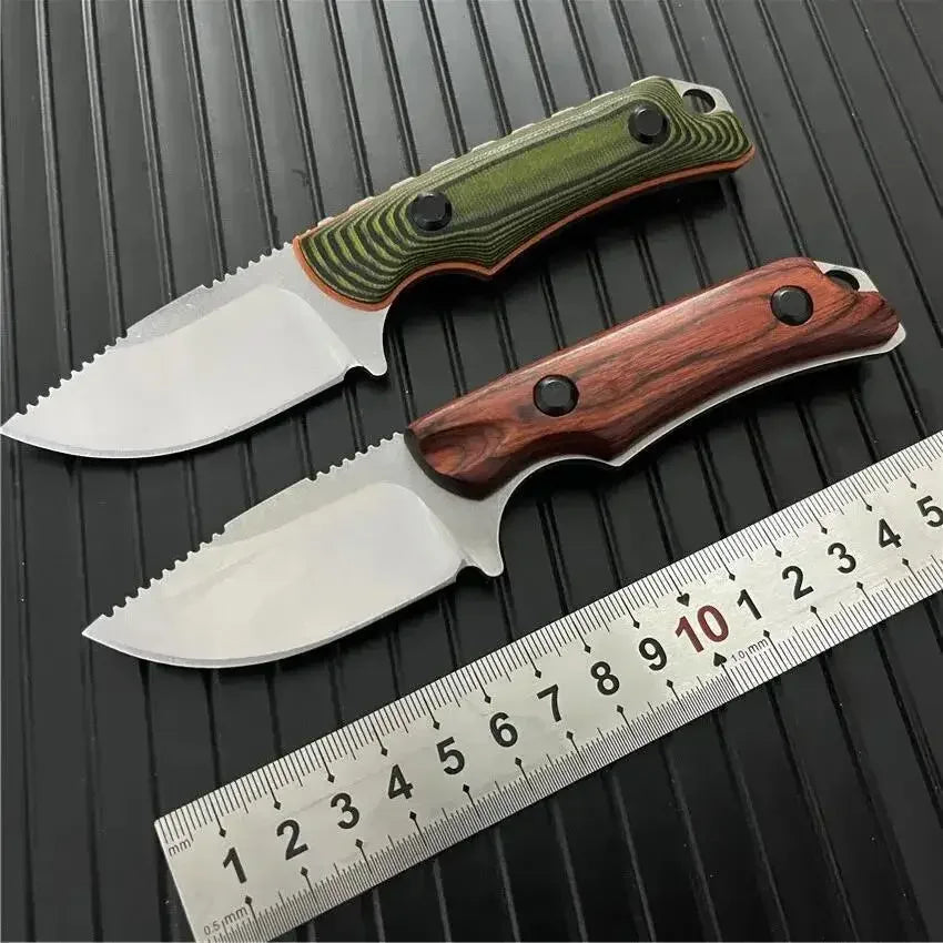 NONEDIY Drop Point Survival Knives With G10 Handle For Outdoor