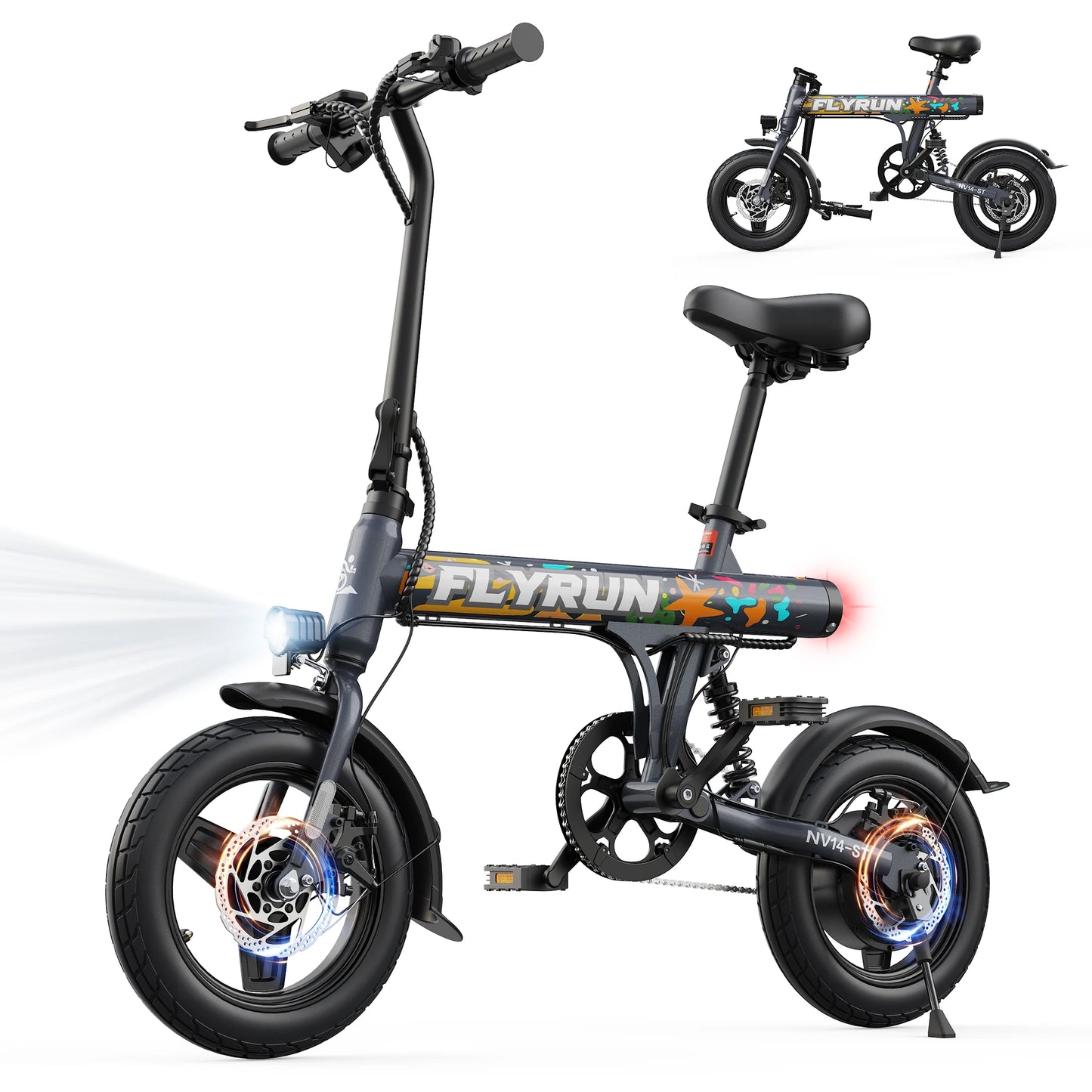 NV14ST Electric Bike With 36V Battery And 500W Motor