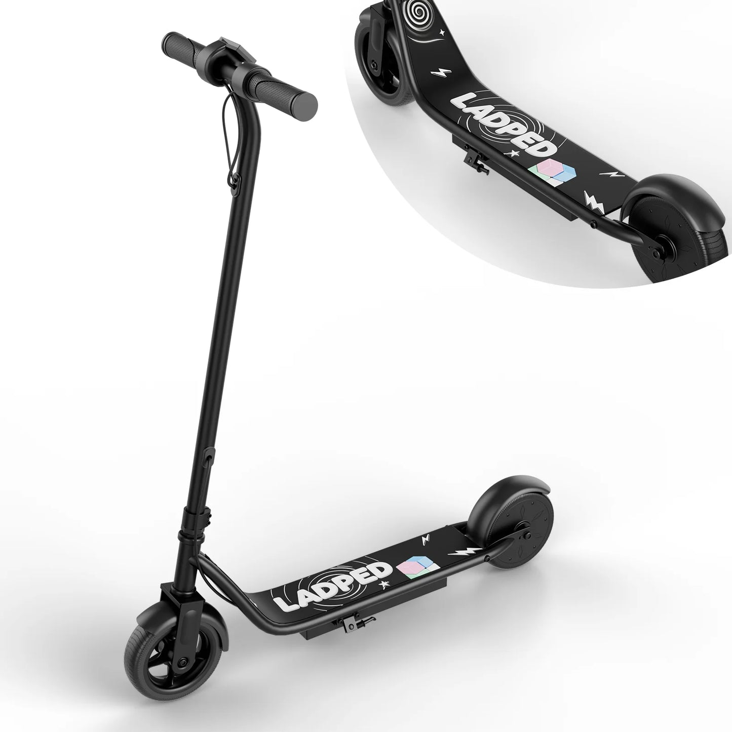 Ladped Electric Kids Scooter With Three Speeds And 250W Motor