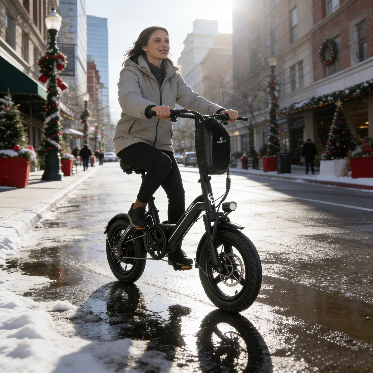 Bodywel Folding Electric Bike 500W UL CE 36V 13Ah Brakes