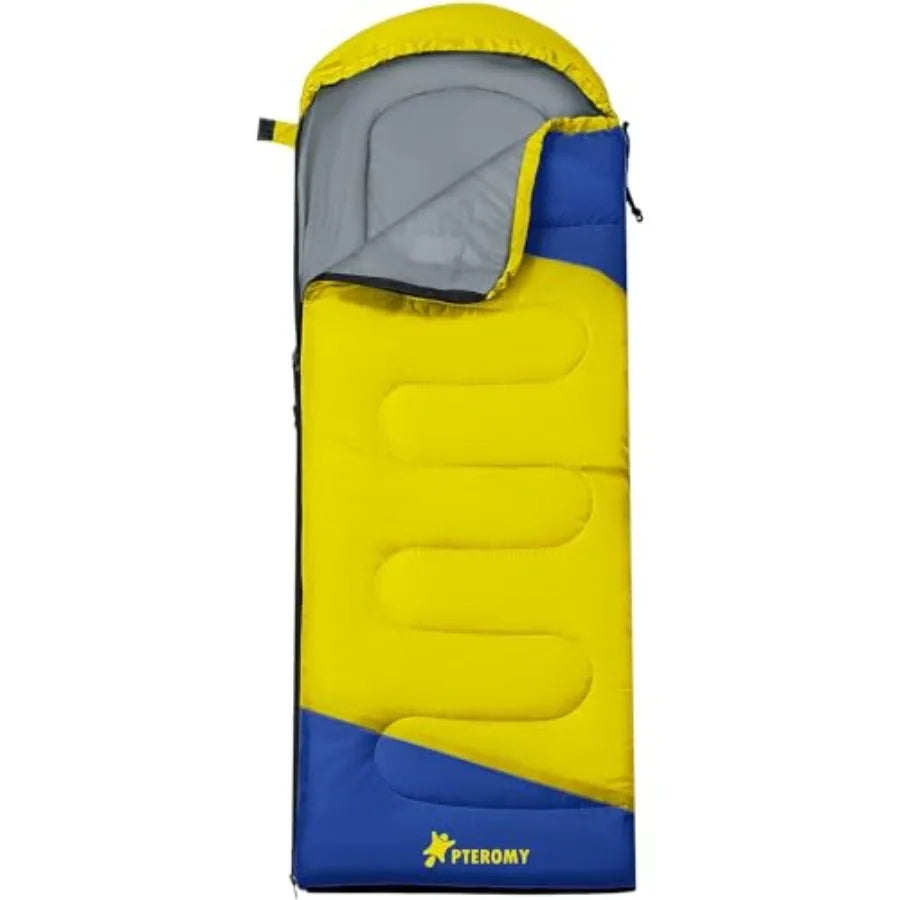 Lightweight Adult Sleeping Bag For Backpacking Camping Water Resistant Washable