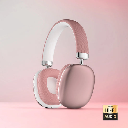 Foldable Bluetooth Headphones Over Ear HiFi Wireless Headset
