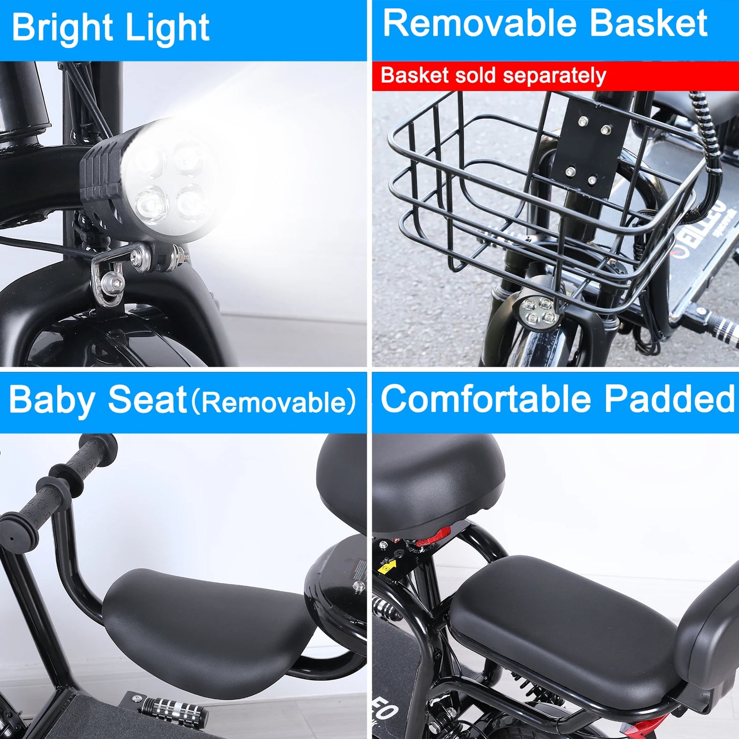 EILLEO SPACEWALK Three Seats For Adults 36V Electric Scooter 500W
