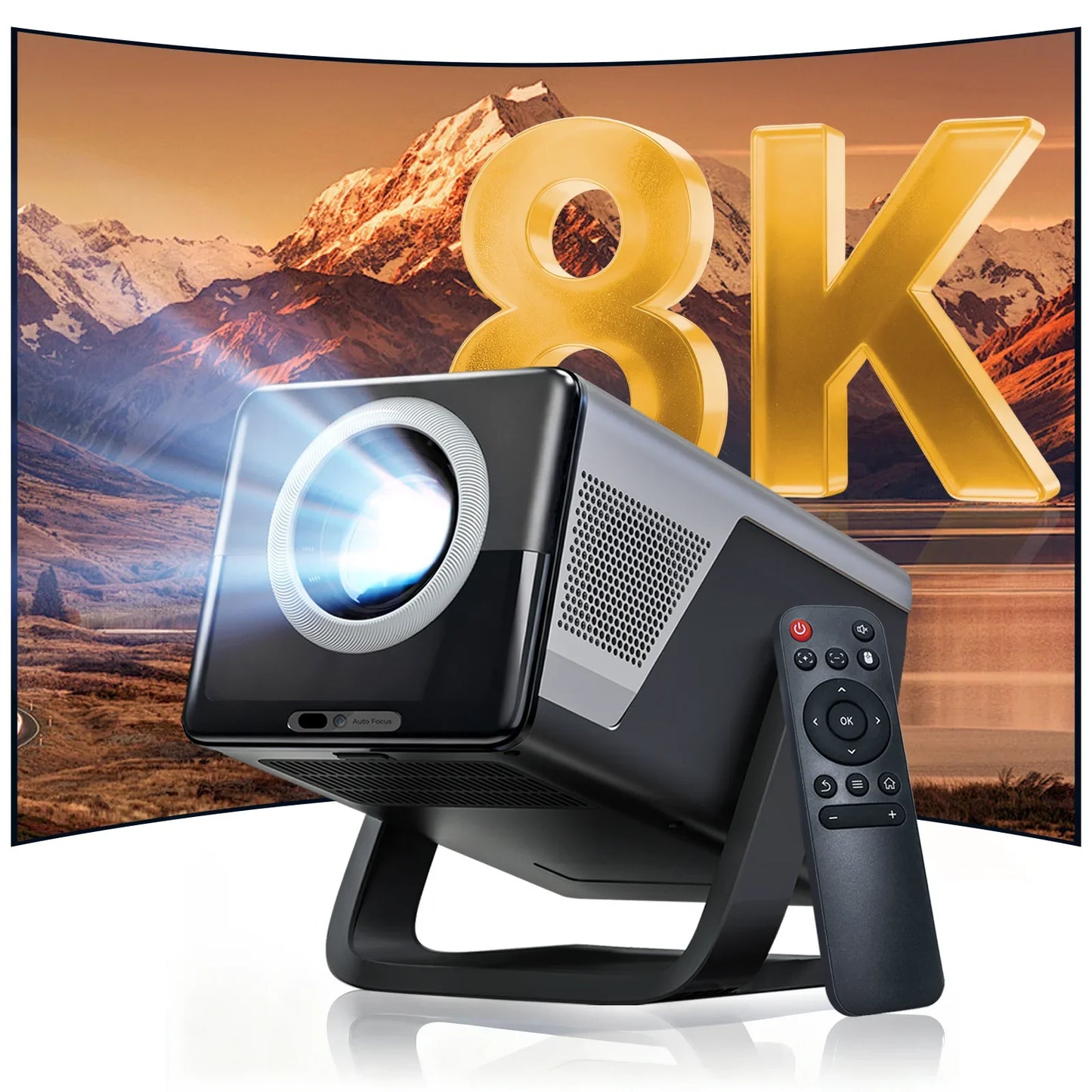 X7 AI Smart Projector With Android OS And 1000 ANSI